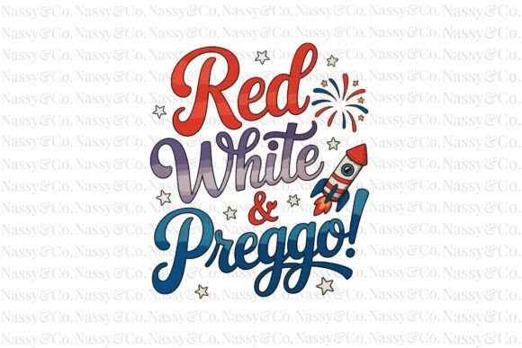 Download Red White Preggo Patriotic Pregnancy PNG - Pregnancy Collection