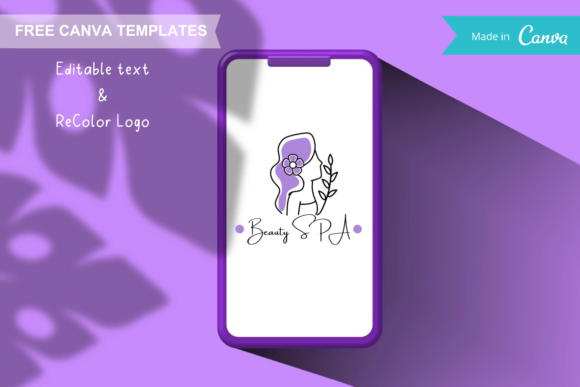 Download Canva Logo Templates - Beauty Hair Logo - Log Collection