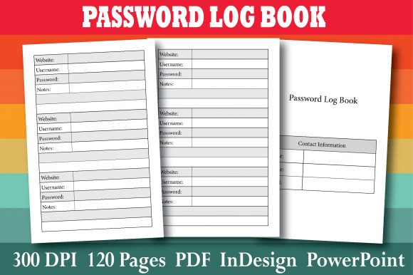Download KDP Password Log Book Interior - Log Collection