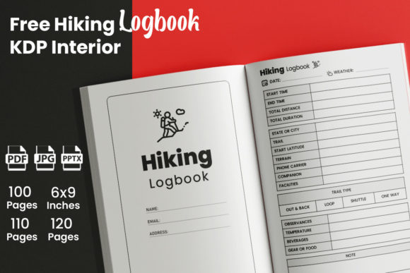 Download Free Hiking Logbook - KDP Interior - Log Collection