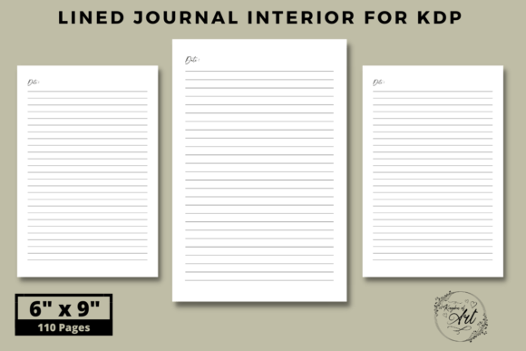 Download Lined Journal Interior for KDP - Lined Collection