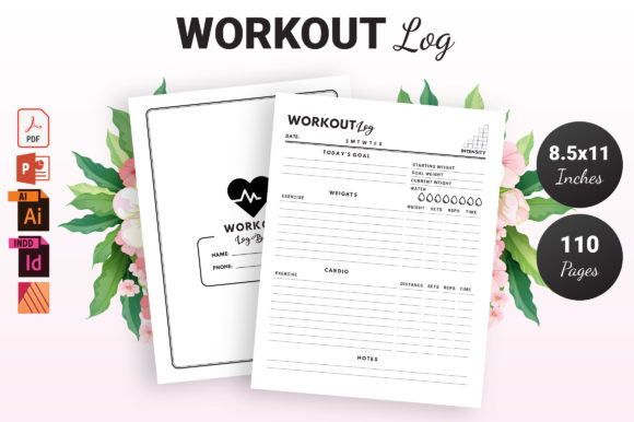 Download Workout Log Book - KDP Interior - Log Collection